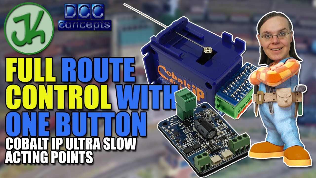 Switch A Full Route With One Button - DCCConcepts Cobalt IP Ultra Slow Action Points - Installation