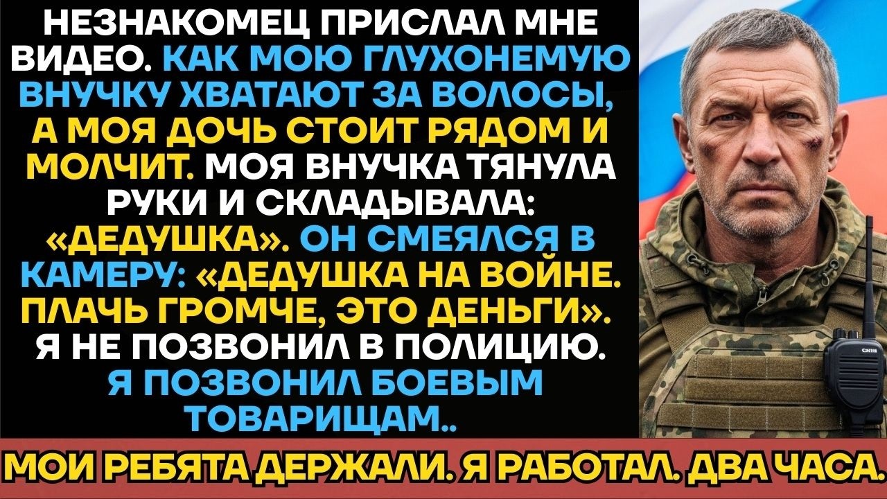 Моя Глухонемая Внучка Складывала Руками «Дедушка Придёт», А Отморозок Снимал Это На Камеру. Дед...