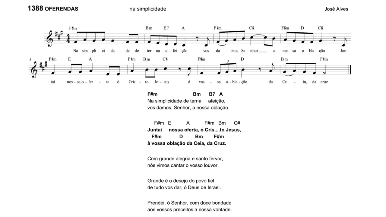 Na simplicidade - Pe. José Alves