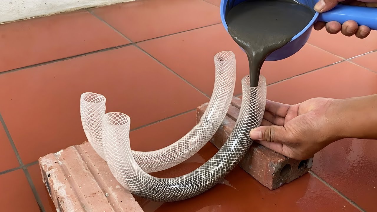 Surprised by this incredibly unique idea using plastic pipes and cement - DIY home decorations