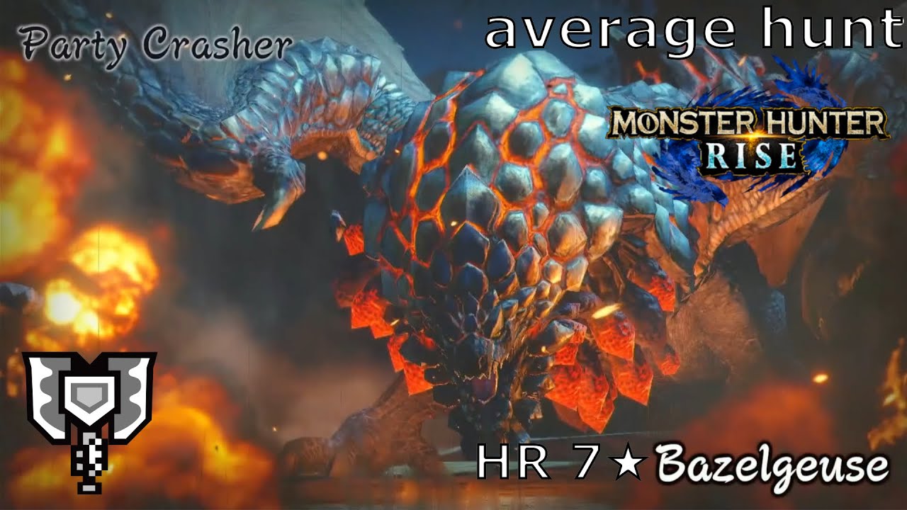 mhrise charge blade HR 7★ bazelgeuse
