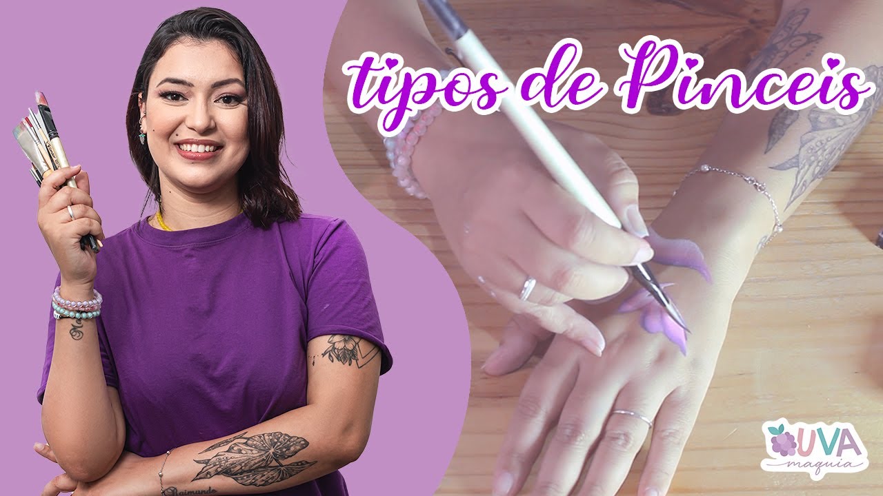 Introdução à pintura facial - Tipo de pincéis