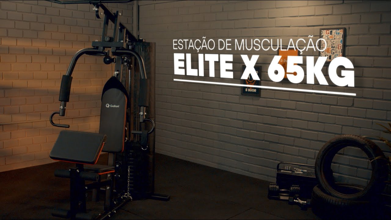Montagem | Estação de Musculação Elite X Gallant 65kg GEM65H27A-PT