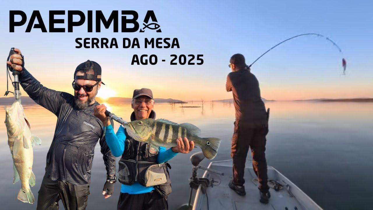 Gigantes Tucunarés da Serra da Mesa com as novas iscas Paepimba!