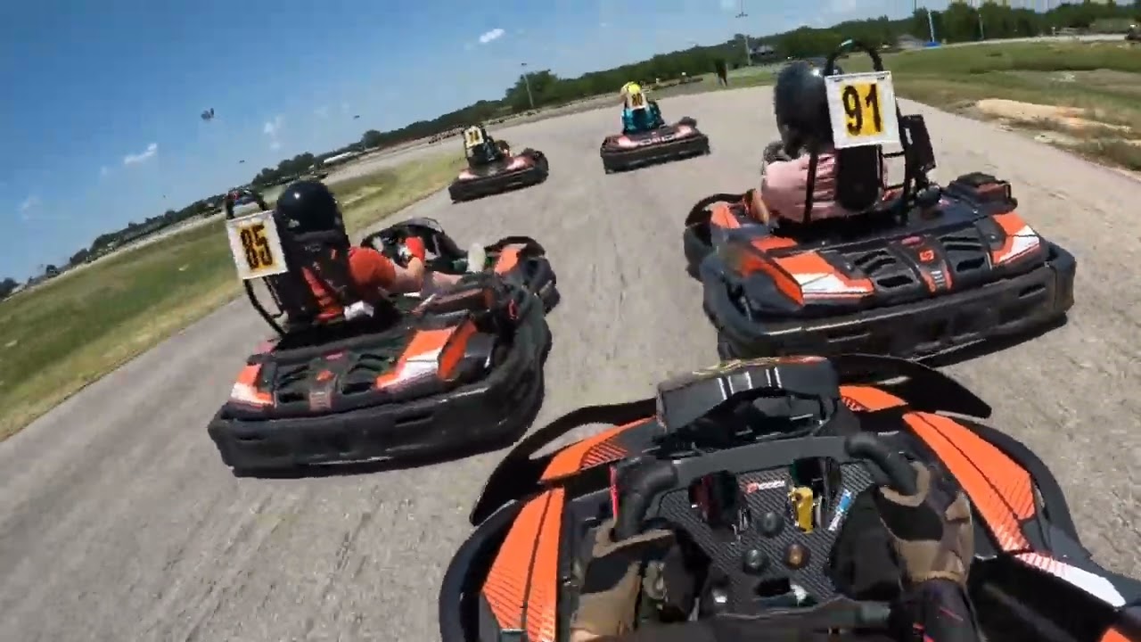 Final Lap Overtake To Clinch Ninth! | July League Race | Karma POV | Dallas Karting Complex 