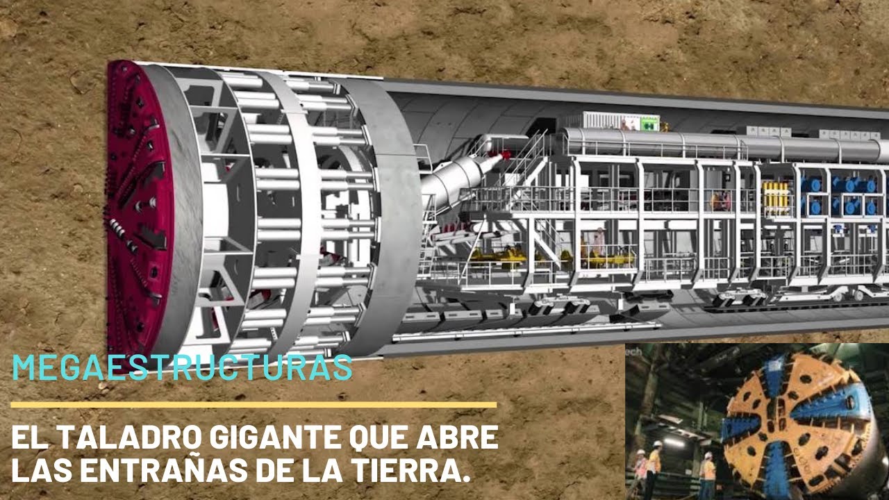 GIGANTE TALADRO que abre LAS ENTRAÑAS DE LA TIERRA / MEGAESTRUCTURAS