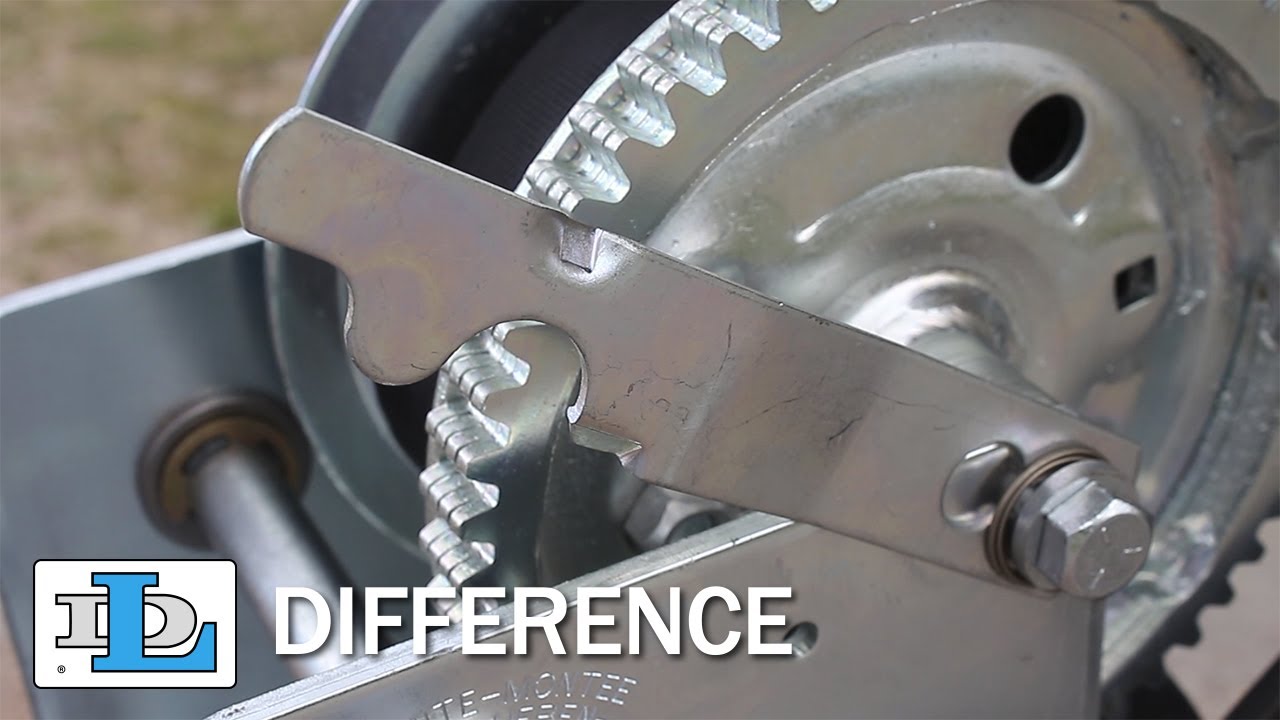 Freewheel Lever on DLB-Series Brake Winches - DL Difference