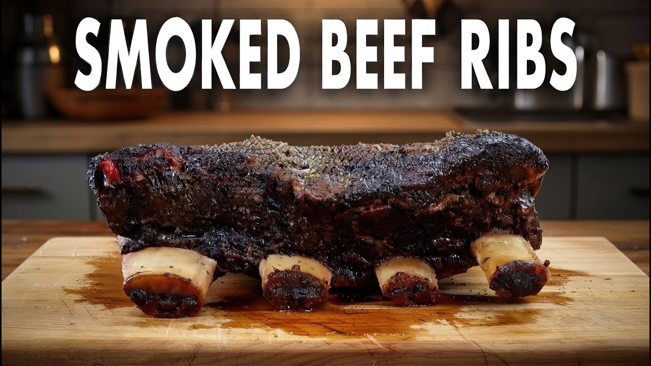 Beef Ribs Smoked On The Lone Star Grillz Offset