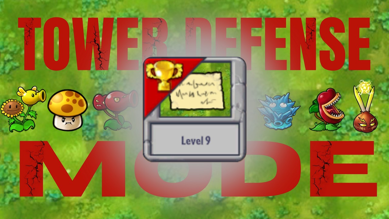 Tower Defense Mode - Level 9 | PvZ Fusion Walkthrough