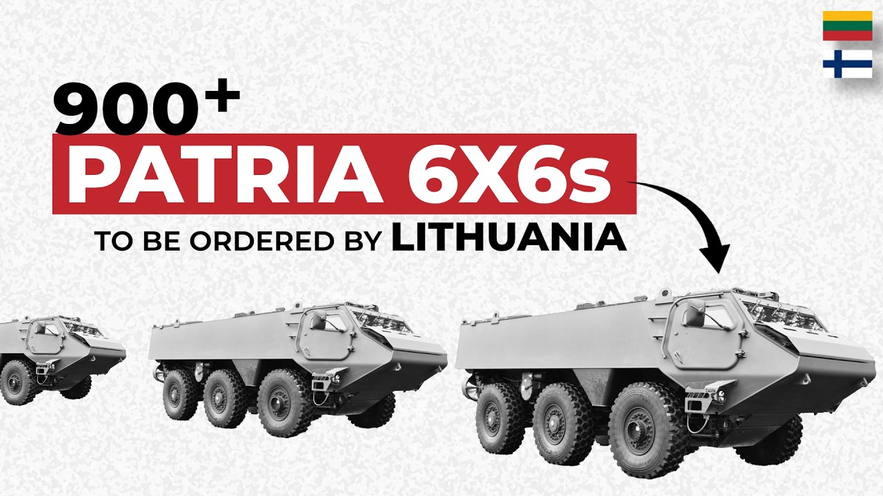НИЧЕГО СЕБЕ! Литва закупит более 900 машин Patria 6x6 и, возможно, присоединится к программе CAVS