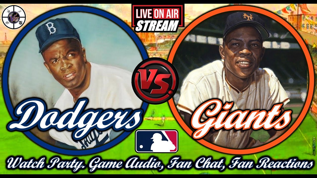Dodgers VS Giants 🟢 LIVE ⚾ #MLB  #LADvsSF Watch Party Play By Play Reactions  Game Audio.