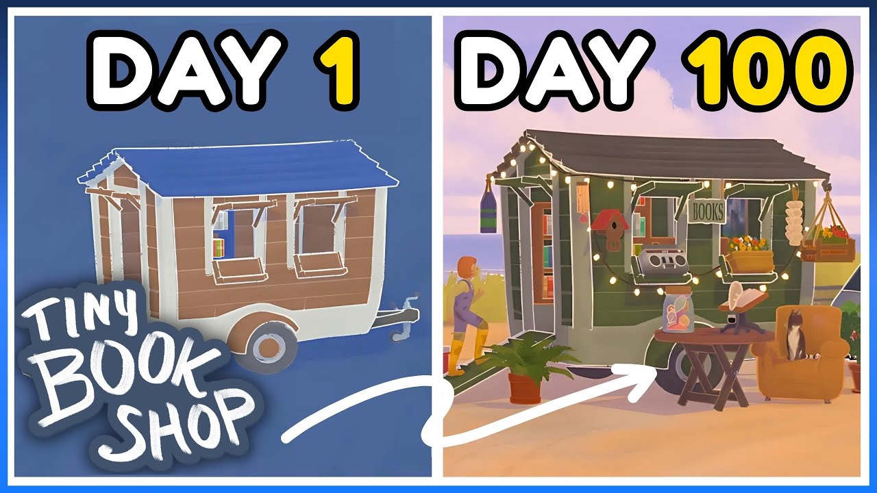 I Played 100 Days of Tiny Bookshop 📚