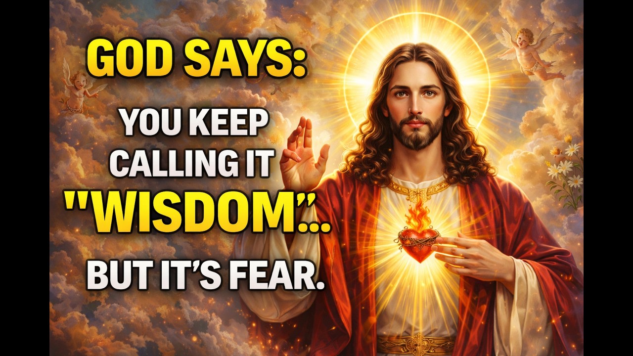 God Says: You Keep Calling It “Wisdom”… But It’s Fear