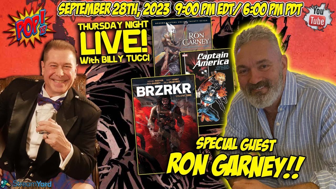 Thursday Night LIVE with Billy Tucci: Special Guest Ron Garney!