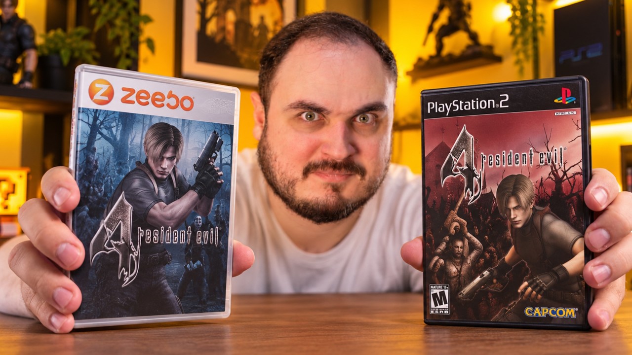 Coloquei a MELHOR e a PIOR vers&atilde;o dos jogos LADO A LADO