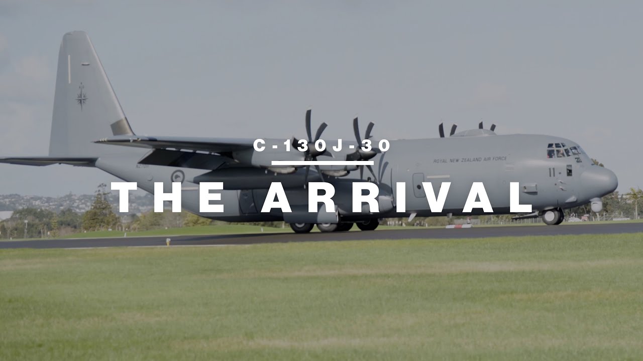 The arrival of the first C-130J-30 | Royal New Zealand Air Force