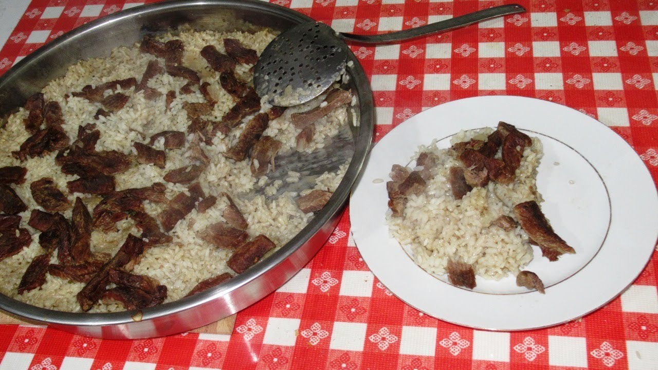 Dillere destan bir yemek  ETLİ BÜRYAN PİLAVI