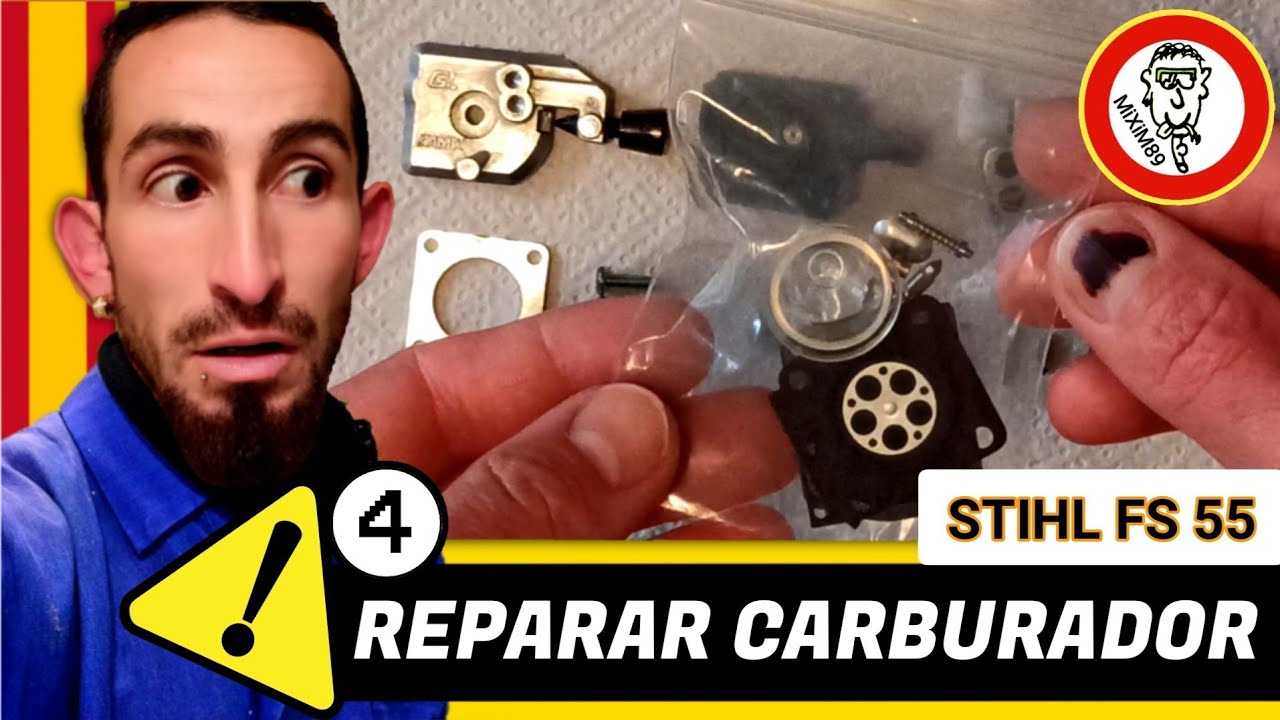 4️⃣ Stihl FS 55: LIMPIEZA y REPARACIÓN Carburador ZAMA 🛠️ Paso a Paso by mixim89