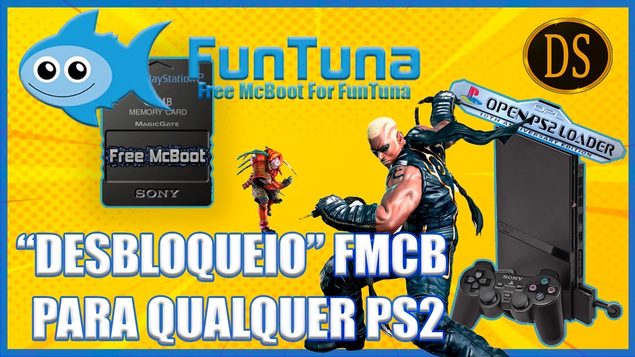 (OPL) FUNTUNA - FMCB PARA QUALQUER PS2 ATÉ MESMO BLOQUEADO.