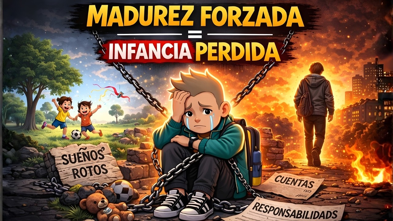 La psicología de quienes se ven obligados a crecer demasiado rápido