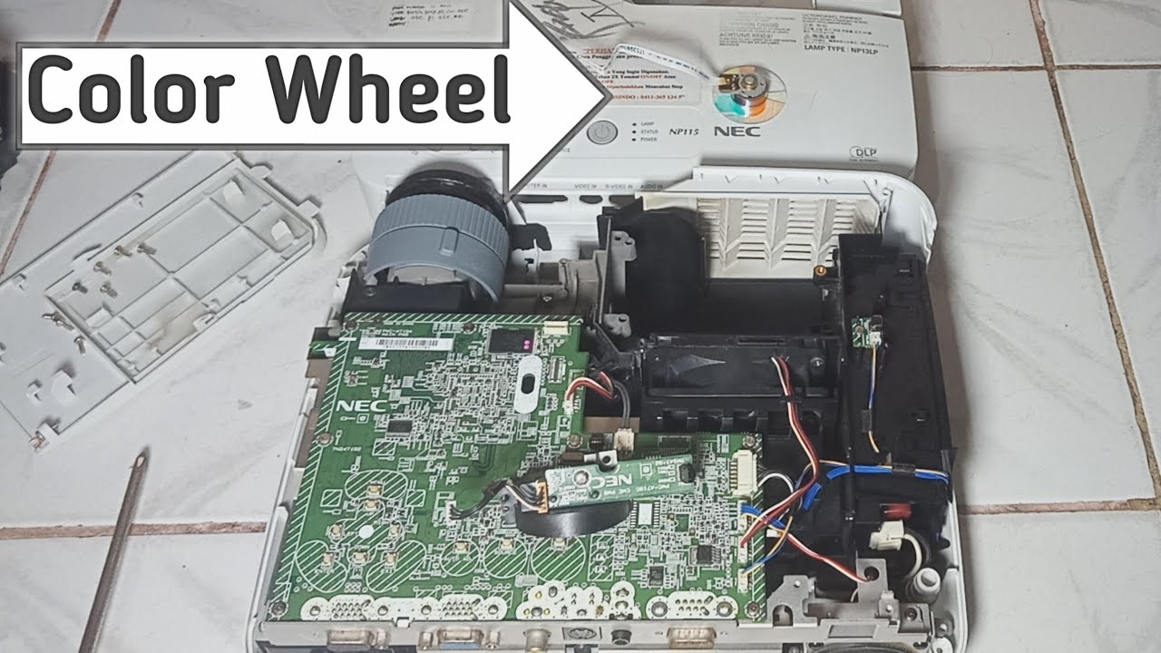 NP110 NEC Projector Color Wheel || How to fix and Troubleshooting nec projector color wheel problems