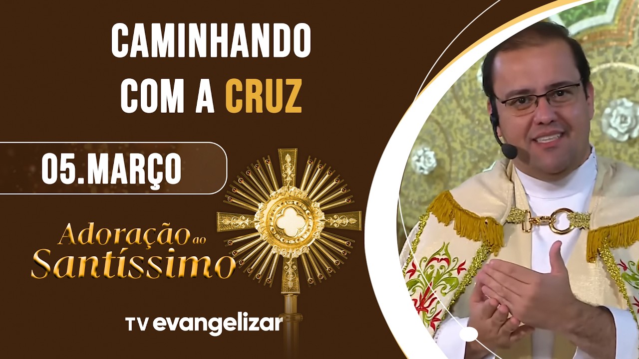 Jesus, na tua cruz coloco a minha | Adoração ao Santíssimo com @PadreManzottiOficial