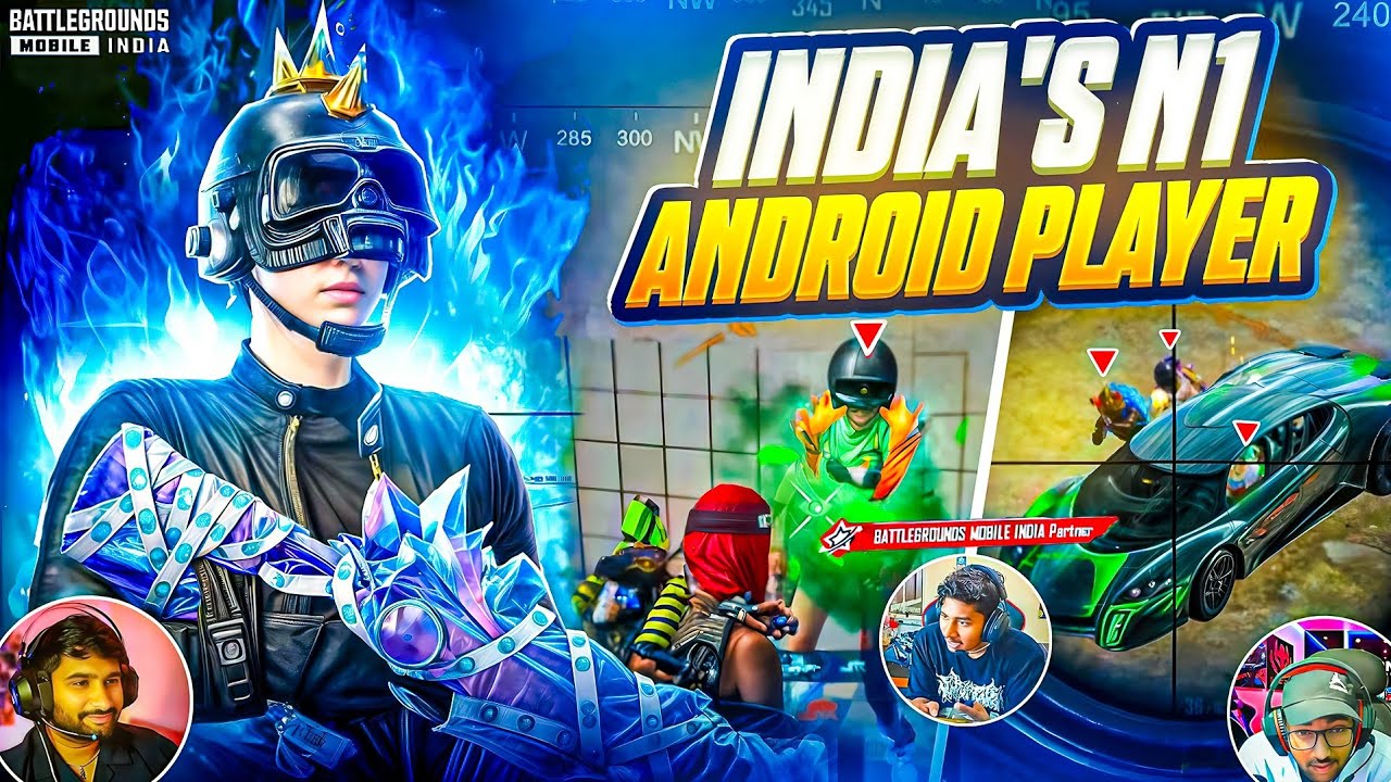 Streamer's & @RowdyyyyGaming SHOCKED*🔱 || By Android Player Skills. 🥶⁉️ #bgmi