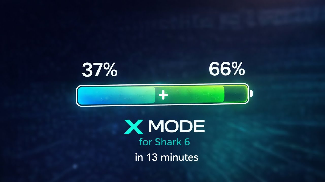 Тестирование режима X в Shark 6: буксировка с 37% до 70% за 13 минут.