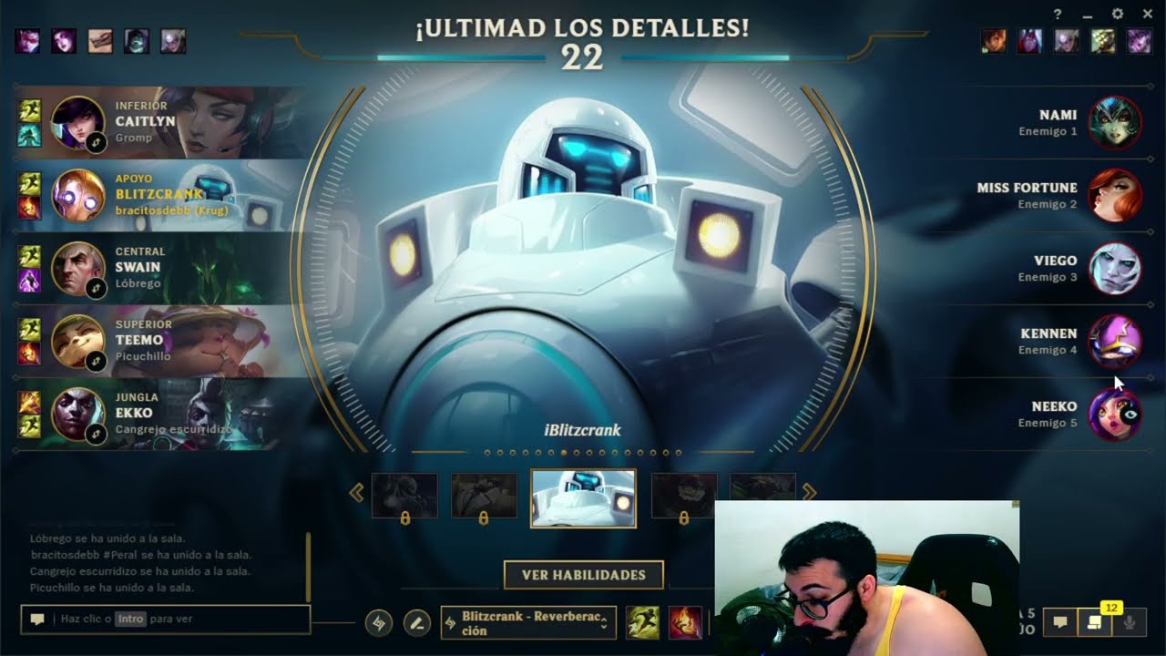 PERALTONE AL MÁXIMO NIVEL CON TAHM KENCH | 110 BLITZCRANK EUW