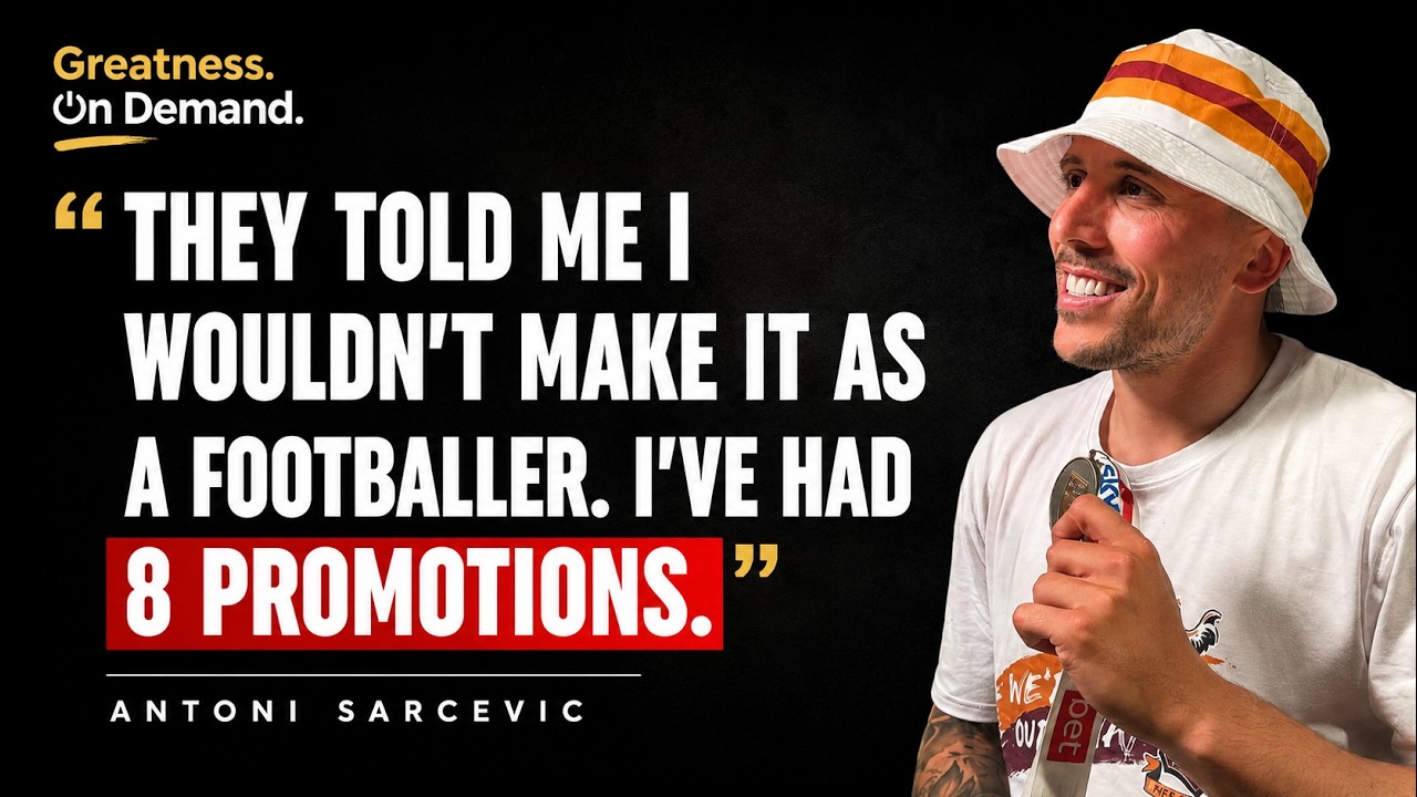 Antoni Sarcevic: ''They told me I wouldn't make it. Now I've had 8 promotions.''