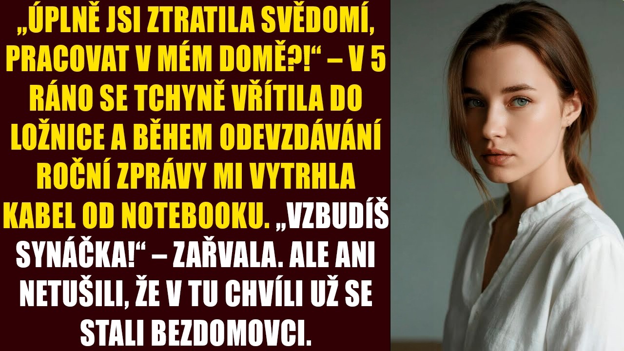 „Úplně jsi ztratila svědomí, pracovat v mém domě?!“ – v 5 ráno se tchyně vřítila do ložnice a během
