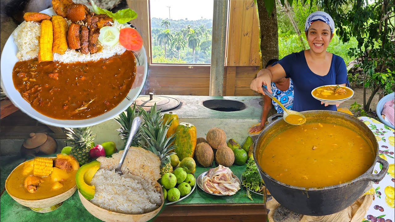 Llega a La Cocina A Pedir Un SANCOCHO🤗. Comida Típica. MIREN LO QUE TRAJO EL FOGÓN😋😍
