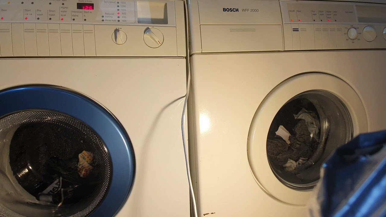 Bosch WFF2000 Vs Bosch Aquatech WFP3201 - Easy-Care 50° + Higher Water Level Wash Race