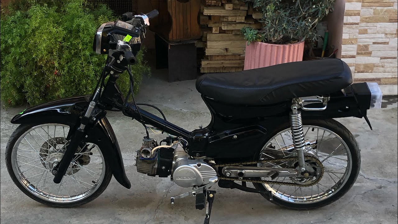 Honda GLX ανακατασκευη(από c50 σε glx)