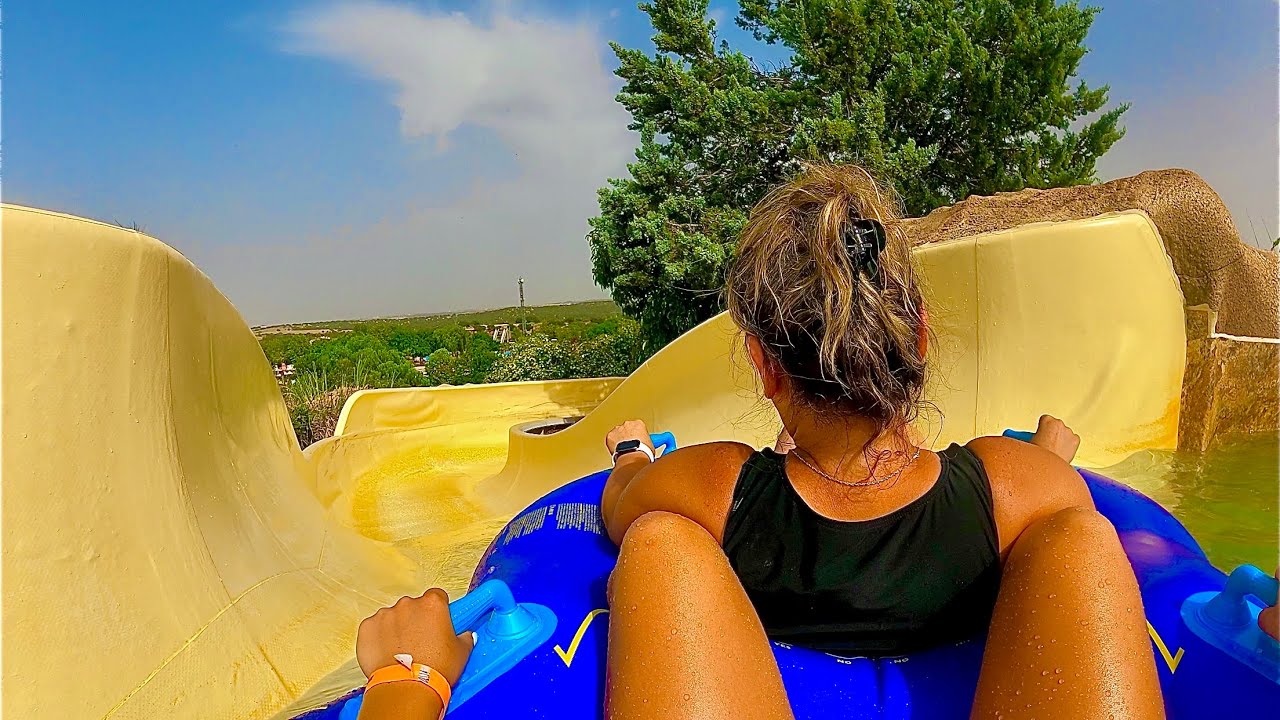 The Río Rápido Water Slide at Aquopolis Villanueva de la Cañada