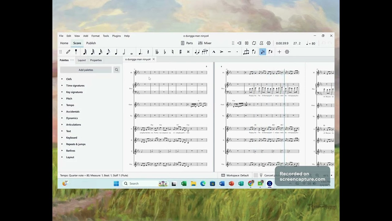 “𝐎 𝐃𝐮𝐧𝐠𝐠𝐚 𝐌𝐚𝐧 𝐍𝐢𝐧𝐲𝐨” 𝙰𝚛𝚛𝚊𝚗𝚐𝚎𝚍 𝚋𝚢 𝚁𝚒𝚌𝚊 𝙳𝚎𝚕𝚊 𝙲𝚛𝚞𝚣 | MuseScore MP4