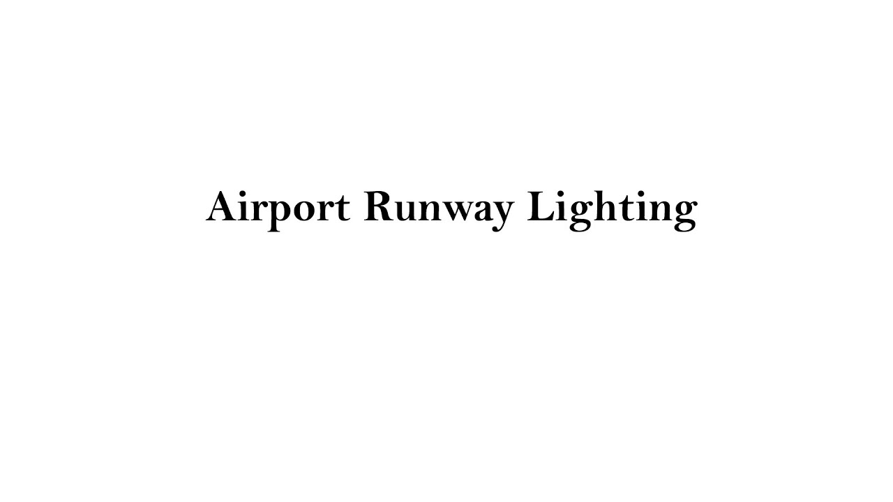 Airport runway lighting systems