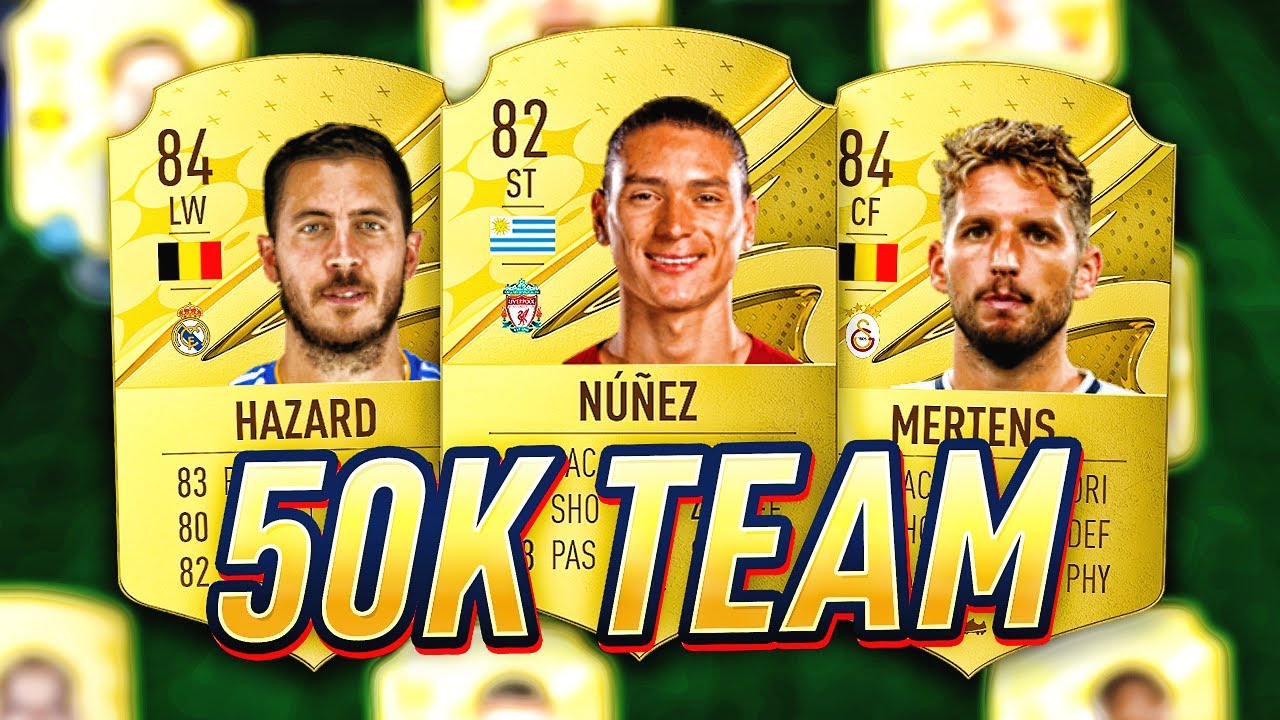 BEST POSSIBLE 50K STARTER TEAM (50K SQUAD BUILDER) - FIFA 23 ULTIMATE TEAM