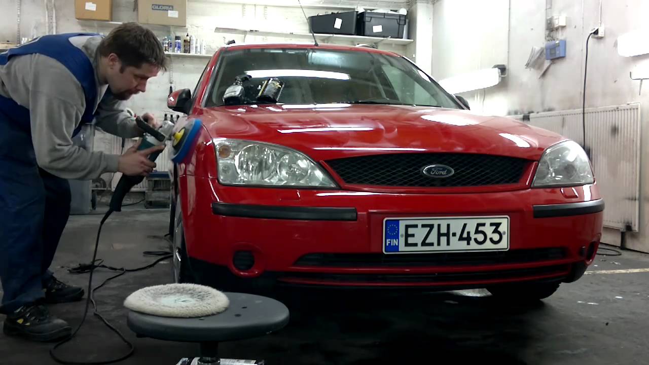 Tehdään autoon maalipinnan koneelinen hionta OSA 2 22.3.2011.mp4
