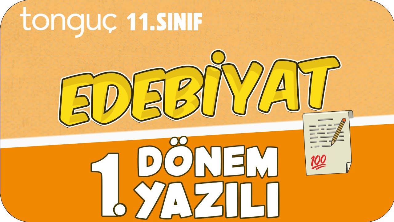 11.Sınıf Edebiyat 1.D&ouml;nem 1.Yazılıya Hazırlık 📑 #2026