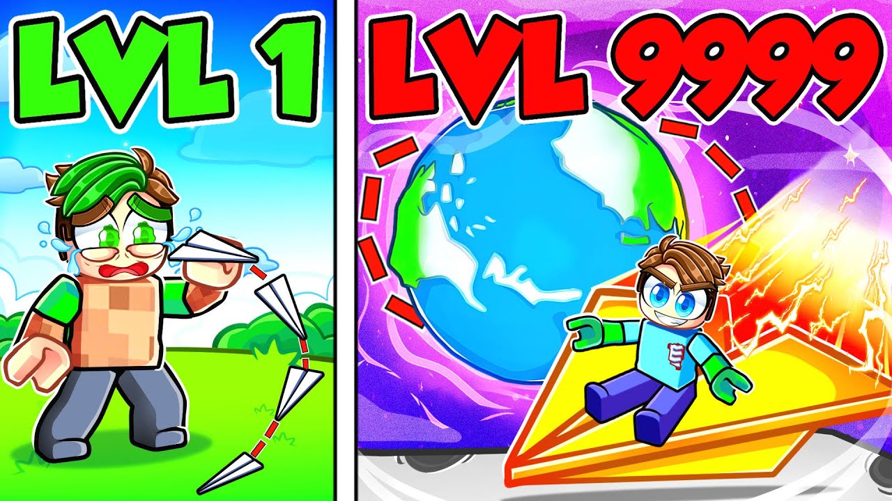 Throwing A Paper Airplane 9,923,982 Miles in Roblox (movie)