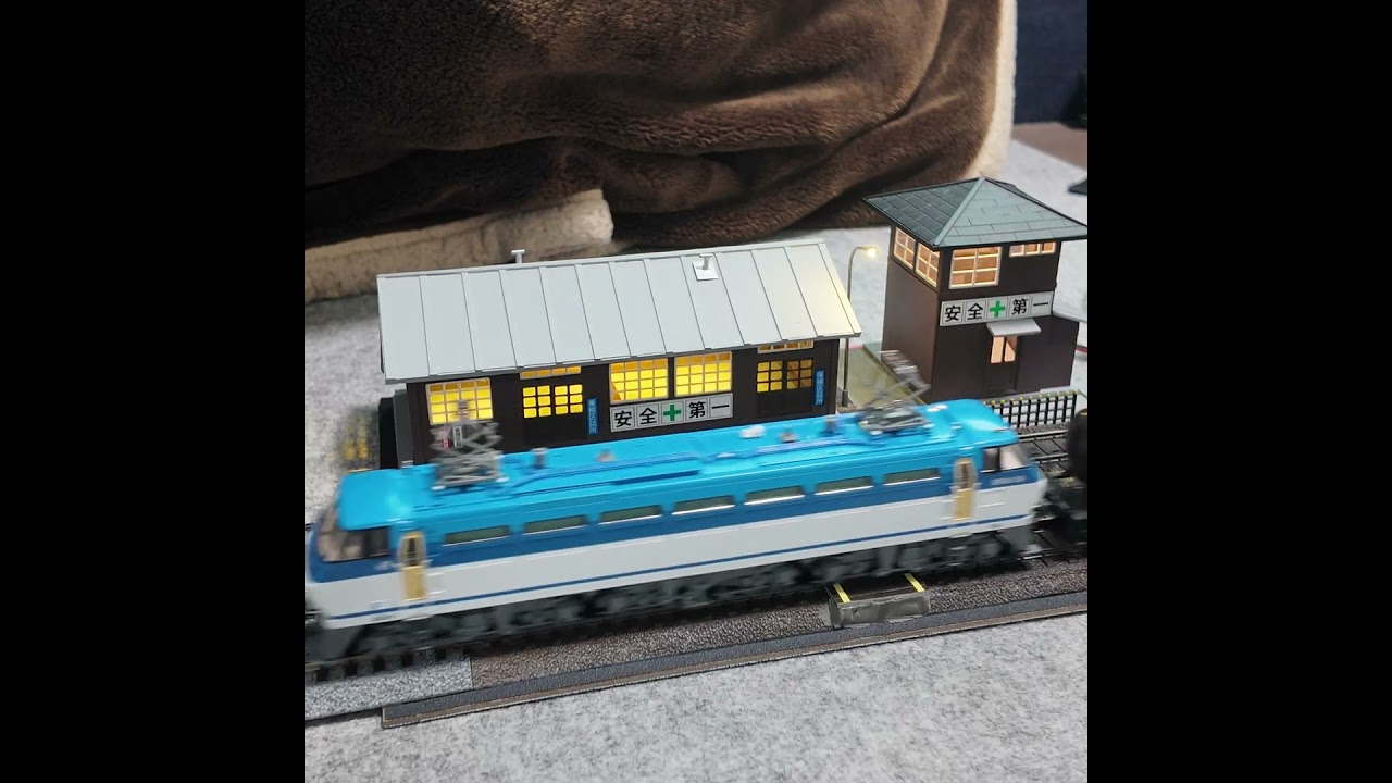 Hoscale ジオラマ詰所 EF66 EF510 タキ 【大阪ジェイモデリング】【ショート】【OsmoPokect3】 part 2   016