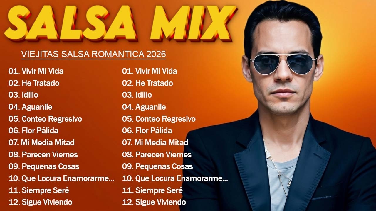 SALSA MIX BAILABLE 2026❤MARC ANTHONY, GILBERTO SANTA ROSA, EDDIE SANTIAGO - VIEJITAS SALSA ROMANTICA