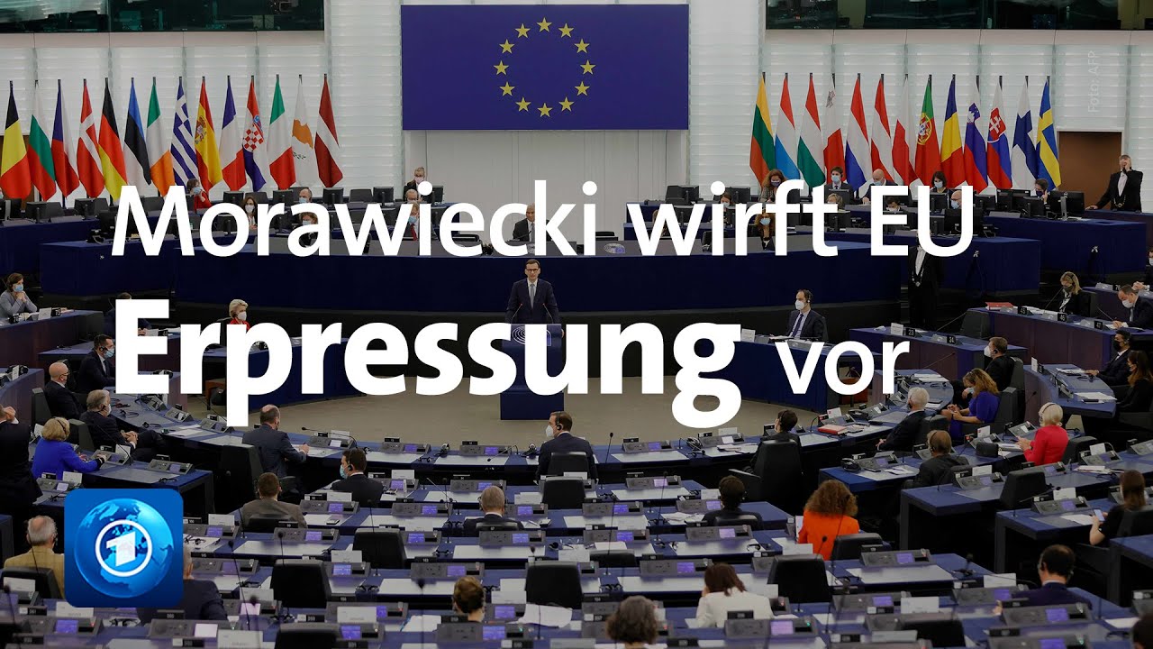 Polens Ministerpr&auml;sident Morawiecki im Europaparlament