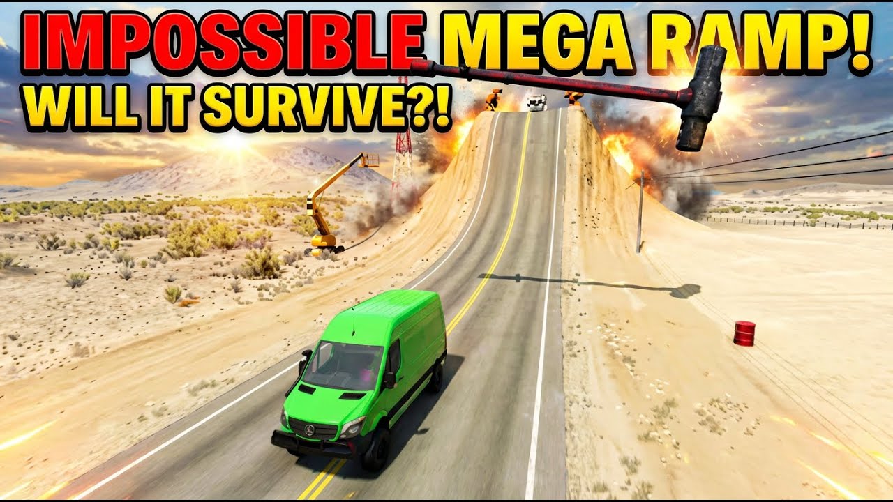 Cars vs INSANE Challenge in BeamNG.drive #5