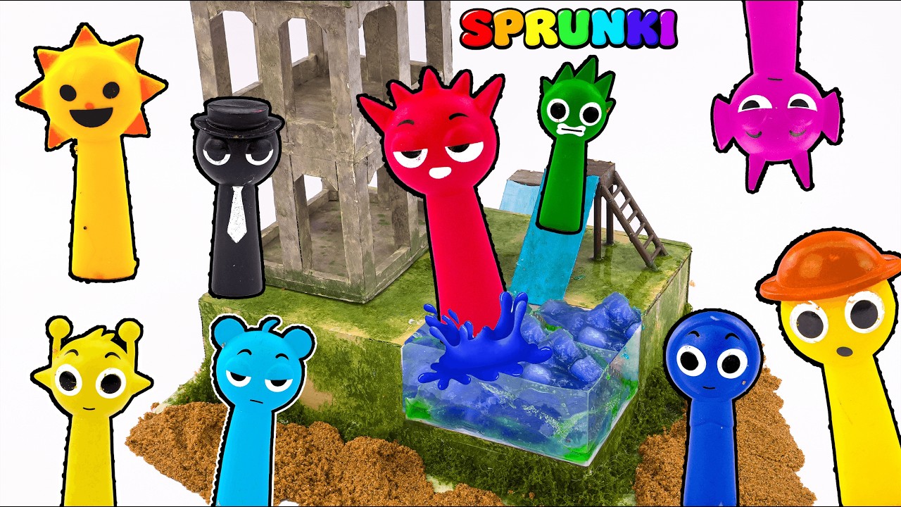 💖Paper DIY💖 Cute Making Clay Incredibox SPRUNKI BLIND BOX Unboxing | ASMR