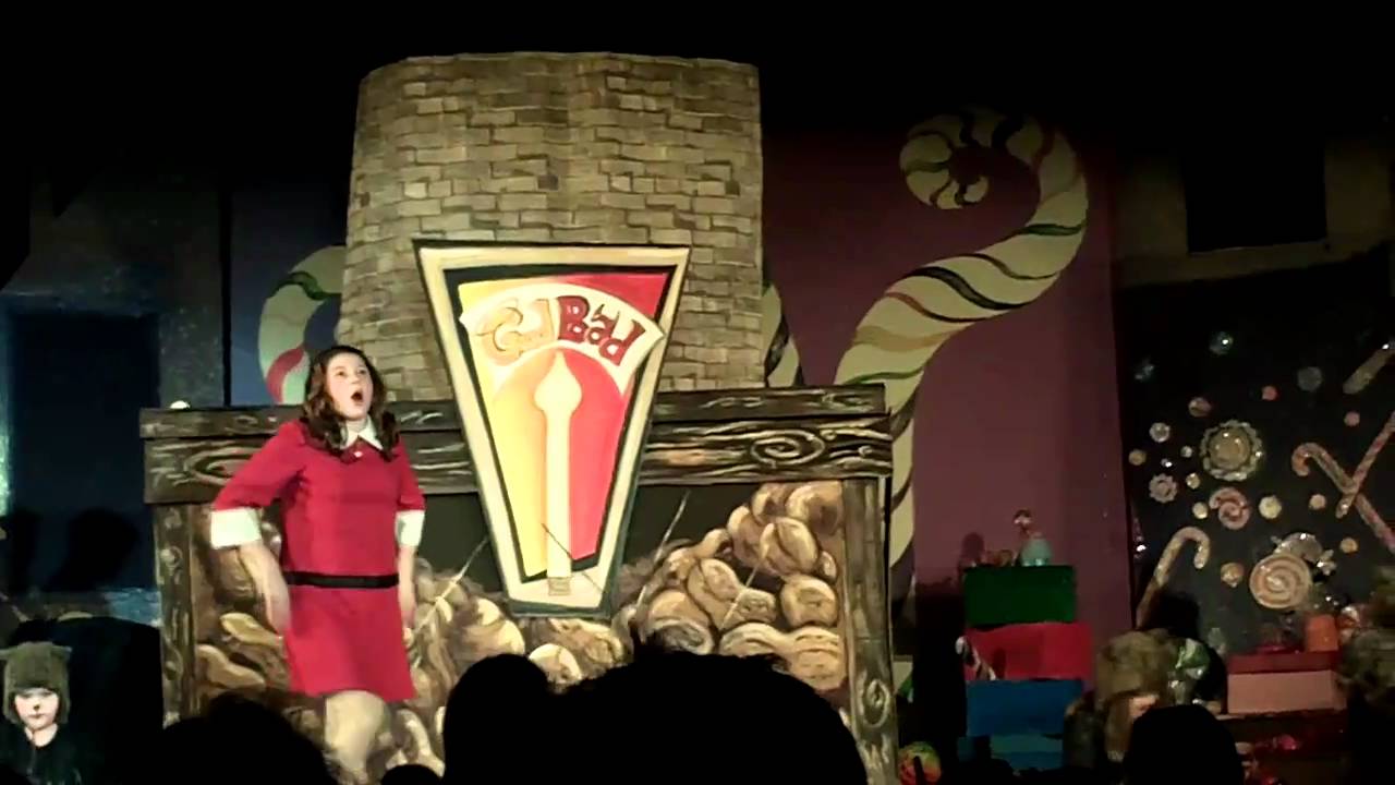 Isabella as Veruca Salt in Willy Wonka