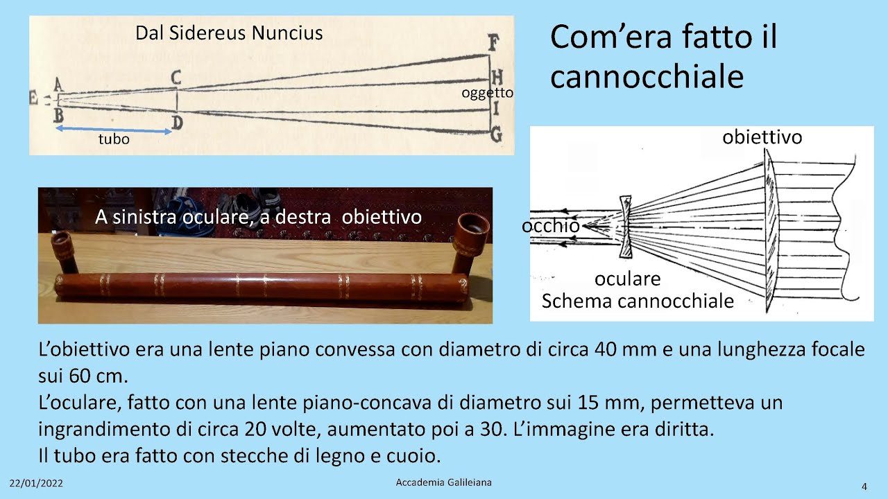 Dal Canocchiale di Galileo al Telescopio Nazionale Galileo e oltre