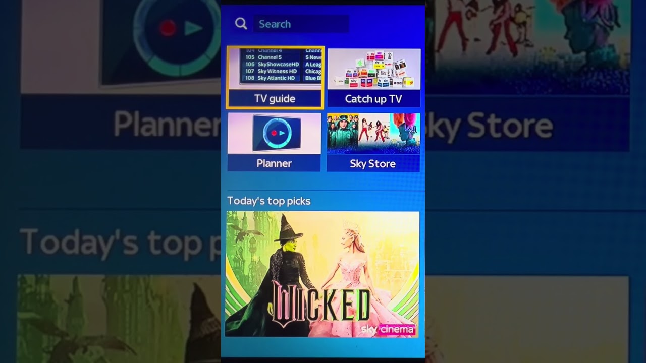 Телепрограмма (EPG) для приставки Sky+HD