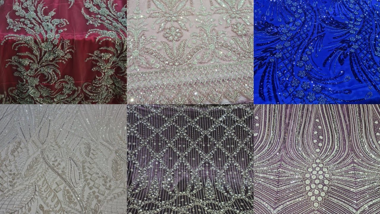 embroidery fabrics Hyderabad || designer fabrics in charminar || best fabrics in Hyderabad #wedding